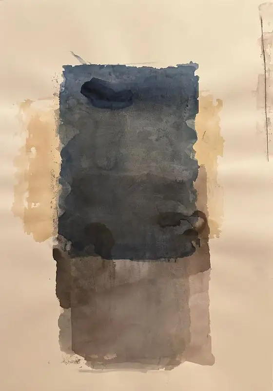 Abstrakt mit Blau